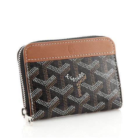 how much is goyard mens wallet|Goyard zipper wallet.